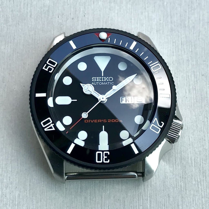 DLW 007 Sub Vintage Black MK2 Ceramic Bezel Insert - Chronospride